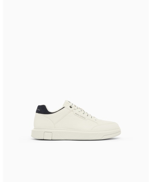 ARMANI EXCHANGE(アルマーニエクスチェンジ)の「【A|X アルマーニ エクスチェンジ】ツートーンレース スニーカー(EC限定カラー含)(スニーカー・メンズ・ホワイト/ブラック・7.5/7/8.5/8/6.5/9.5/9/6)」の14枚目の写真