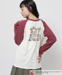 【トムとジェリー】コラボ アソートラグランTシャツ