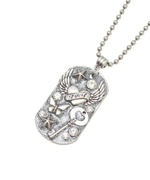 X-girl（エックスガール）の「DECORATIVE DOG TAG NECKLACE（ネックレス）」