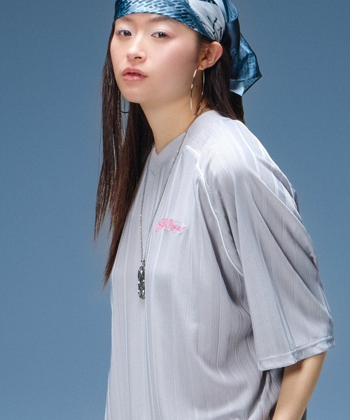 X-girl（エックスガール）の「DECORATIVE DOG TAG NECKLACE（ネックレス・レディース・シルバー・ONE SIZE）」の5枚目の写真