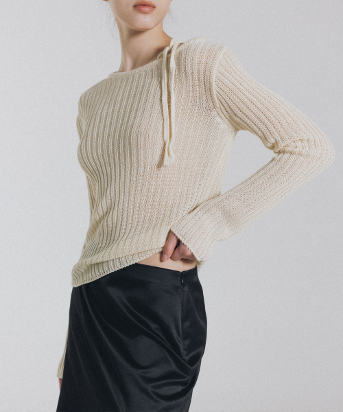 ANDNEEDS（アンドニーズ）の「Clue one shoulder long sleeve (ecru)（ニット/セーター・レディース・その他・FREE）」の4枚目の写真