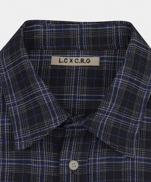 LETTERCOMO（レテルコモ）の「セイントポーター チェックシャツ ブルー（シャツ/ブラウス・レディース・その他・MEDIUM/LARGE）」の4枚目の写真