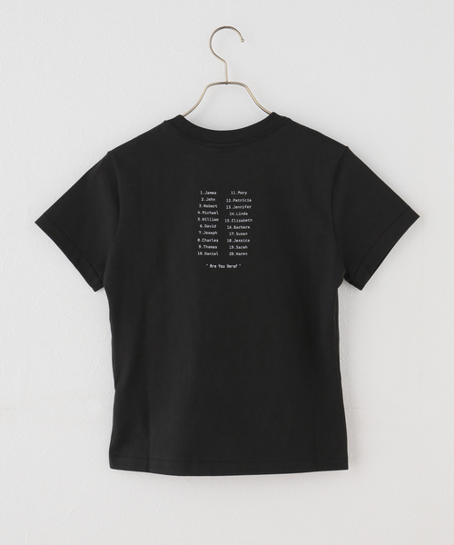 B.C STOCK（ベーセーストック）の「【WEB＋一部店舗限定】MY NAME IS PETER (W)STICKER T-SHIRTS（Tシャツ/カットソー・レディース・ブラック/ホワイト・FREE）」の3枚目の写真