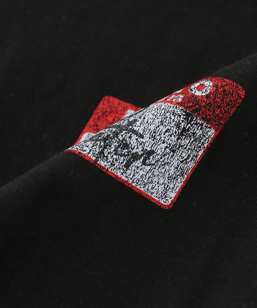B.C STOCK（ベーセーストック）の「【WEB＋一部店舗限定】MY NAME IS PETER (W)STICKER T-SHIRTS（Tシャツ/カットソー・レディース・ブラック/ホワイト・FREE）」の7枚目の写真