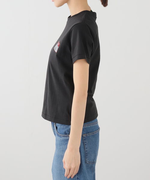 B.C STOCK（ベーセーストック）の「【WEB＋一部店舗限定】MY NAME IS PETER (W)STICKER T-SHIRTS（Tシャツ/カットソー・レディース・ブラック/ホワイト・FREE）」の10枚目の写真