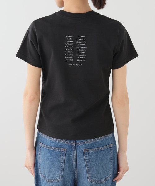 B.C STOCK（ベーセーストック）の「【WEB＋一部店舗限定】MY NAME IS PETER (W)STICKER T-SHIRTS（Tシャツ/カットソー・レディース・ブラック/ホワイト・FREE）」の11枚目の写真