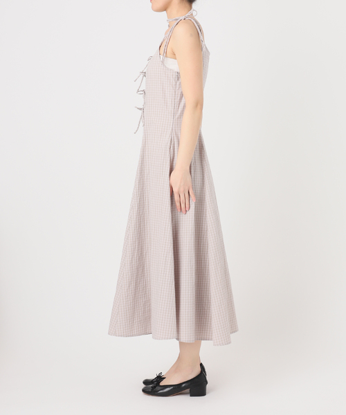 EDIT. FOR LULU（エディットフォールル）の「チェックキャミソールドレス（ワンピース・レディース・ネイビー/チャコールグレー・FREE）」の18枚目の写真