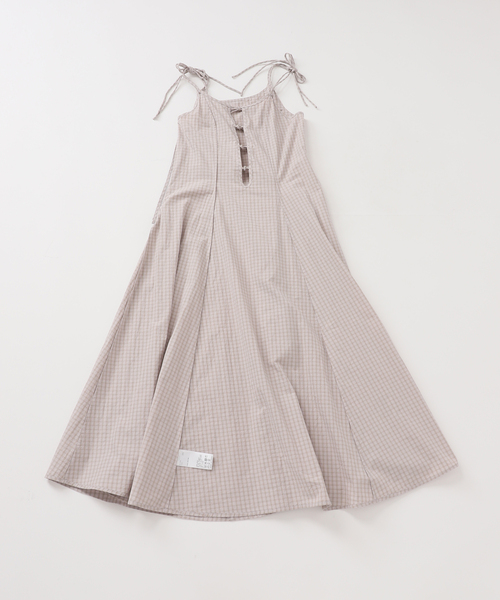 EDIT. FOR LULU（エディットフォールル）の「チェックキャミソールドレス（ワンピース・レディース・ネイビー/チャコールグレー・FREE）」の13枚目の写真