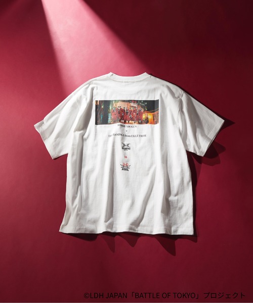 RAGEBLUE(レイジブルー)の「【BATTLE OF TOKYO】ROWDY SHOGUN / コラボプリントTシャツ(Tシャツ/カットソー・レディース・ホワイト/ブラック・MEDIUM/LARGE)」の2枚目の写真