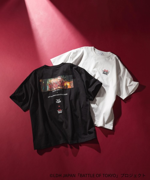 RAGEBLUE(レイジブルー)の「【BATTLE OF TOKYO】ROWDY SHOGUN / コラボプリントTシャツ(Tシャツ/カットソー・レディース・ホワイト/ブラック・MEDIUM/LARGE)」の3枚目の写真