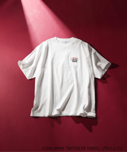 RAGEBLUE(レイジブルー)の「【BATTLE OF TOKYO】ROWDY SHOGUN / コラボプリントTシャツ(Tシャツ/カットソー・レディース・ホワイト/ブラック・MEDIUM/LARGE)」の4枚目の写真