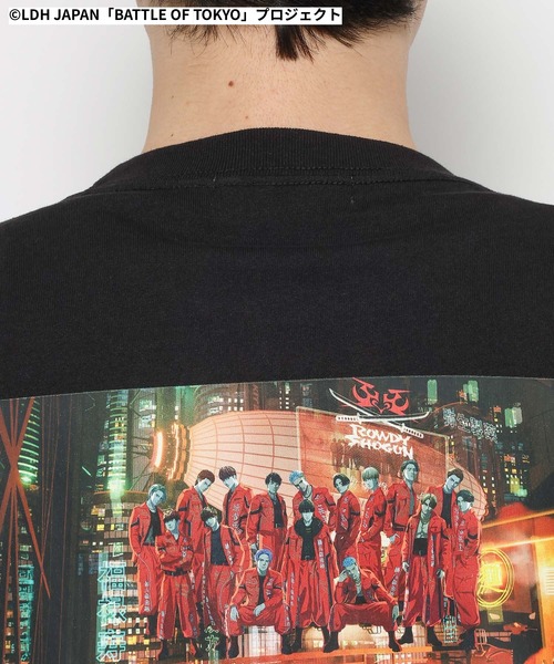 RAGEBLUE(レイジブルー)の「【BATTLE OF TOKYO】ROWDY SHOGUN / コラボプリントTシャツ(Tシャツ/カットソー・レディース・ホワイト/ブラック・MEDIUM/LARGE)」の11枚目の写真