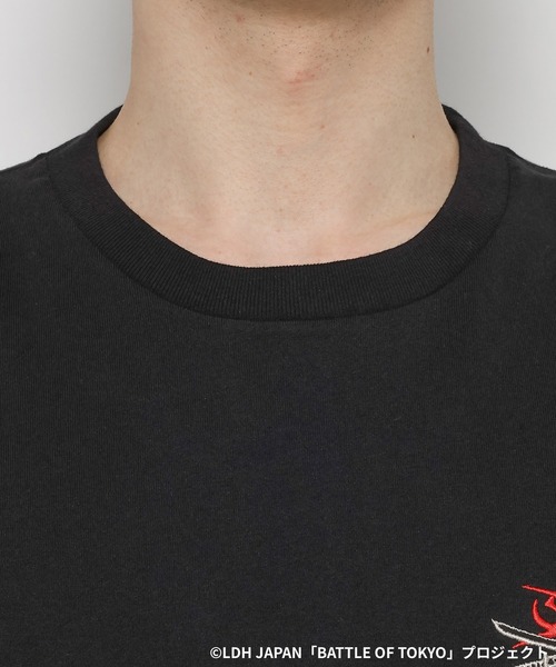 RAGEBLUE(レイジブルー)の「【BATTLE OF TOKYO】ROWDY SHOGUN / コラボプリントTシャツ(Tシャツ/カットソー・レディース・ホワイト/ブラック・MEDIUM/LARGE)」の12枚目の写真