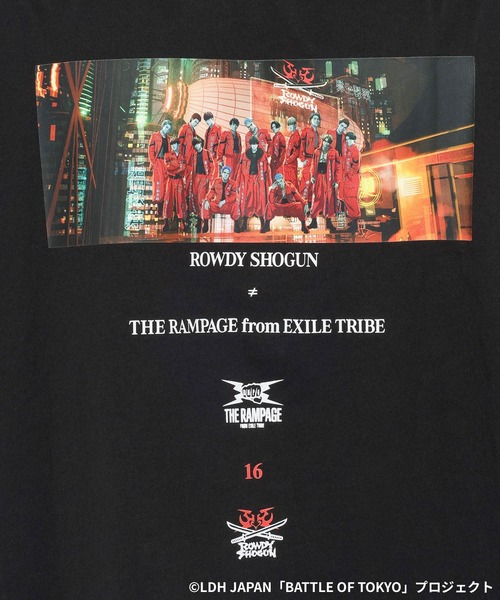 RAGEBLUE(レイジブルー)の「【BATTLE OF TOKYO】ROWDY SHOGUN / コラボプリントTシャツ(Tシャツ/カットソー・レディース・ホワイト/ブラック・MEDIUM/LARGE)」の18枚目の写真