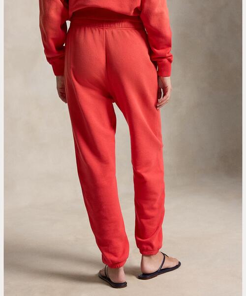 POLO RALPH LAUREN(ポロ ラルフ ローレン)の「ライトウェイト フリース ドローストリング スウェットパンツ(スウェットパンツ・レディース・レッド・XXS/XS/S)」の5枚目の写真