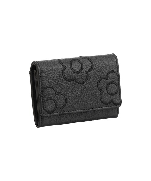 MARY QUANT（マリークワント）の「エンブロデイジーライン カードケース（カードケース・レディース・ブラック/ライトグリーン・FREE）」の3枚目の写真