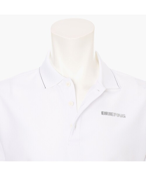 BRIEFING(ブリーフィング)の「【BRIEFING GOLF/ブリーフィングゴルフ】 MS BASIC POLO(Tシャツ/カットソー・メンズ・ネイビー/ホワイト・L/M)」の6枚目の写真