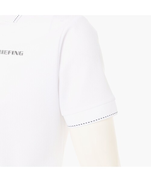 BRIEFING(ブリーフィング)の「【BRIEFING GOLF/ブリーフィングゴルフ】 MS BASIC POLO(Tシャツ/カットソー・メンズ・ネイビー/ホワイト・L/M)」の9枚目の写真
