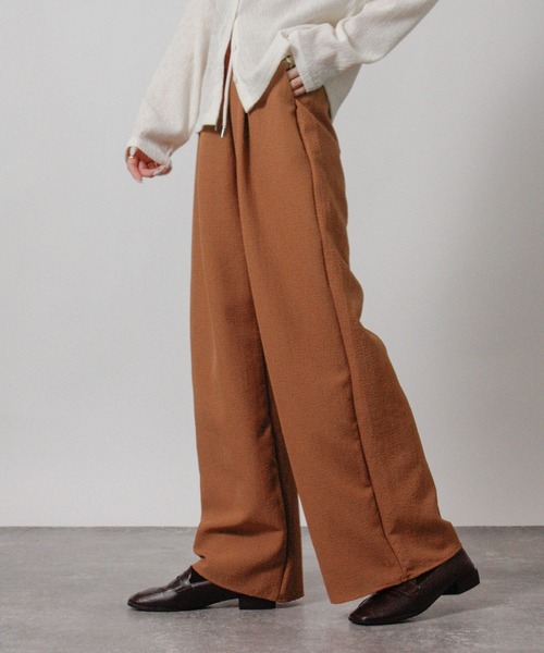 NYLAUS(ナイラス)の「【SG】ストレートリラックスイージーパンツ(その他パンツ・レディース・テラコッタ/ブラック/グレイッシュベージュ・M)」の19枚目の写真