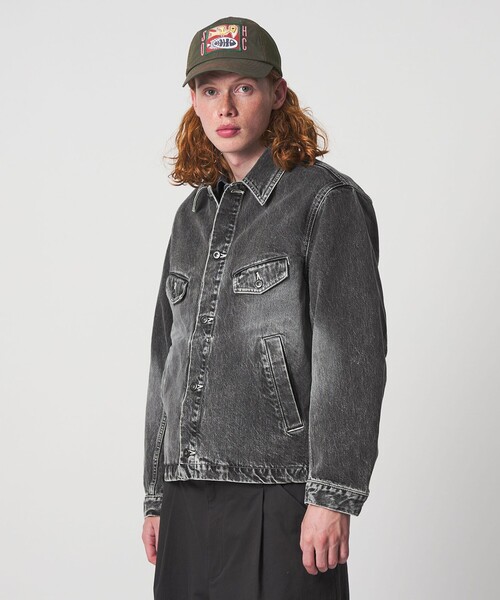 UNITED ARROWS & SONS(ユナイテッドアローズアンドサンズ)の「<UNITED ARROWS & SONS> BLEACH DENIM JACKET/デニムジャケット(デニムジャケット・メンズ・ライトブルー/ライトグレー・L/M/S/XL)」の2枚目の写真