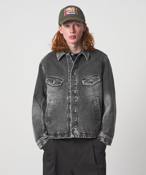 UNITED ARROWS & SONS(ユナイテッドアローズアンドサンズ)の「<UNITED ARROWS & SONS> BLEACH DENIM JACKET/デニムジャケット(デニムジャケット・メンズ・ライトブルー/ライトグレー・L/M/S/XL)」の3枚目の写真