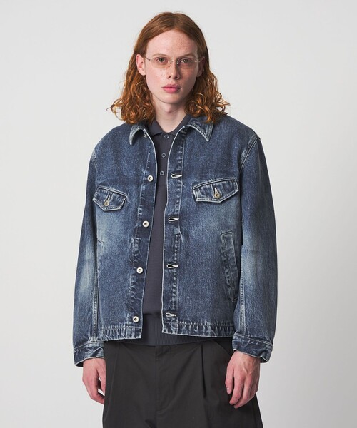UNITED ARROWS & SONS＞ BLEACH DENIM JACKET/デニムジャケット