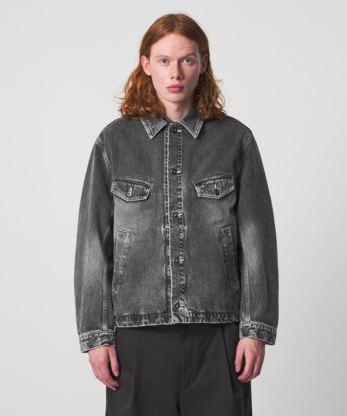 UNITED ARROWS & SONS(ユナイテッドアローズアンドサンズ)の「<UNITED ARROWS & SONS> BLEACH DENIM JACKET/デニムジャケット(デニムジャケット・メンズ・ライトブルー/ライトグレー・L/M/S/XL)」の22枚目の写真