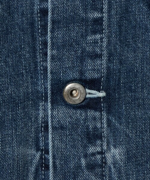 UNITED ARROWS & SONS(ユナイテッドアローズアンドサンズ)の「<UNITED ARROWS & SONS> BLEACH DENIM JACKET/デニムジャケット(デニムジャケット・メンズ・ライトブルー/ライトグレー・L/M/S/XL)」の12枚目の写真