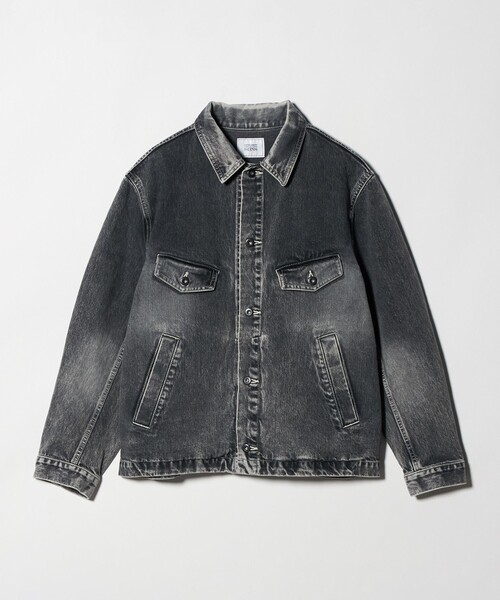 UNITED ARROWS & SONS(ユナイテッドアローズアンドサンズ)の「<UNITED ARROWS & SONS> BLEACH DENIM JACKET/デニムジャケット(デニムジャケット・メンズ・ライトブルー/ライトグレー・L/M/S/XL)」の9枚目の写真