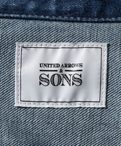 UNITED ARROWS & SONS(ユナイテッドアローズアンドサンズ)の「<UNITED ARROWS & SONS> BLEACH DENIM JACKET/デニムジャケット(デニムジャケット・メンズ・ライトブルー/ライトグレー・L/M/S/XL)」の5枚目の写真