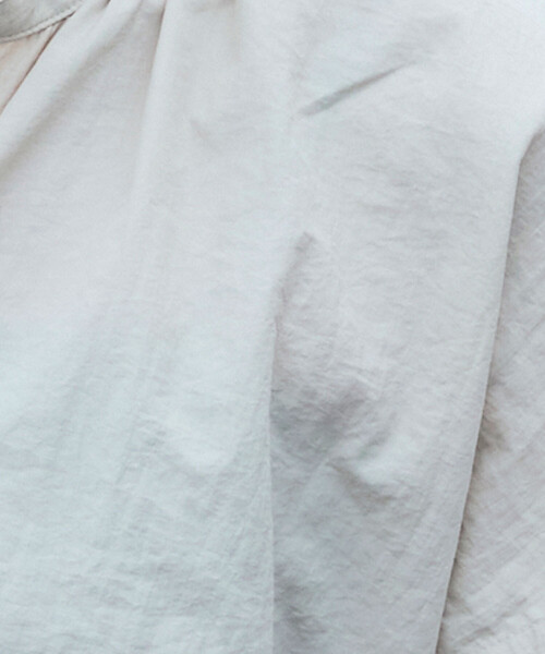 FREAK'S STORE(フリークスストア)の「NANGA × FREAK'S STORE/ナンガ 別注 ナイロンタッサー フレンチスリーブシャツ(シャツ/ブラウス・レディース・ブラック/ピンク/ベージュ・フリ-)」の14枚目の写真
