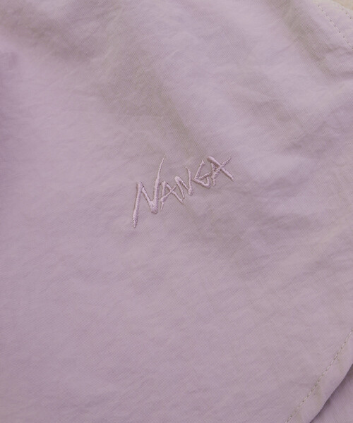 FREAK'S STORE(フリークスストア)の「NANGA × FREAK'S STORE/ナンガ 別注 ナイロンタッサー フレンチスリーブシャツ(シャツ/ブラウス・レディース・ブラック/ピンク/ベージュ・フリ-)」の8枚目の写真