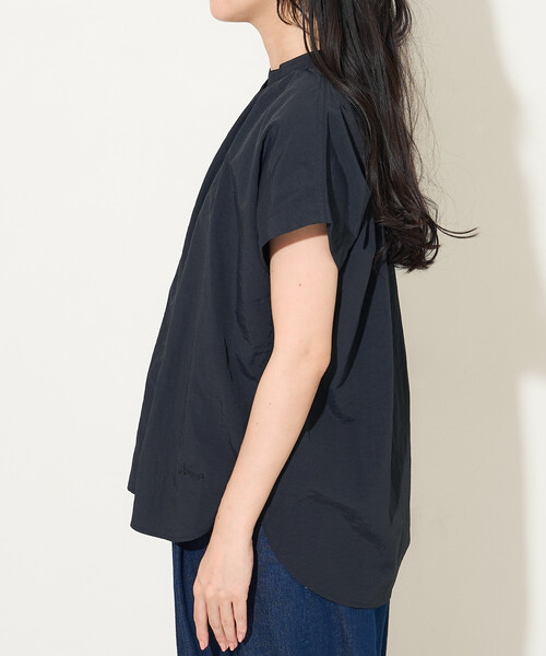 FREAK'S STORE(フリークスストア)の「NANGA × FREAK'S STORE/ナンガ 別注 ナイロンタッサー フレンチスリーブシャツ(シャツ/ブラウス・レディース・ブラック/ピンク/ベージュ・フリ-)」の10枚目の写真