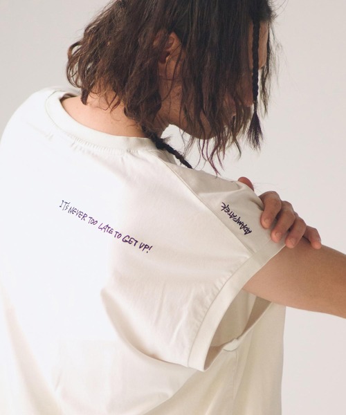 ADAM PATEK(アダムパテック)の「ADAMPATEK/gallagher sleeveless/ノースリーブカットソー(Tシャツ/カットソー・メンズ・ピンク/グリーン/ホワイト/ブラック・1/2)」の7枚目の写真