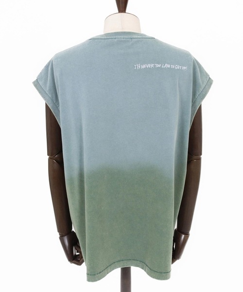 ADAM PATEK(アダムパテック)の「ADAMPATEK/gallagher sleeveless/ノースリーブカットソー(Tシャツ/カットソー・メンズ・ピンク/グリーン/ホワイト/ブラック・1/2)」の21枚目の写真