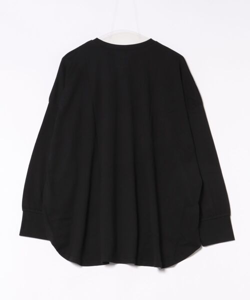 GOLDJAPAN(ゴールドジャパン)の「ラウンドヘムコットンプルオーバー【大きいサイズ対応】(Tシャツ/カットソー・レディース・ブラック/カーキ/モカ/チャコールグレー・4L~5L/LL~3L)」の20枚目の写真