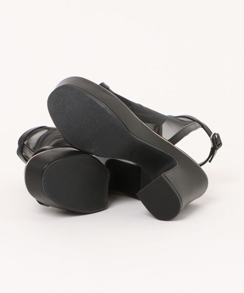 apres jour(アプレジュール)の「厚底シアーサンダル(サンダル・レディース・ブラック/アイボリー・SMALL/LARGE/MEDIUM/X-LARGE)」の9枚目の写真