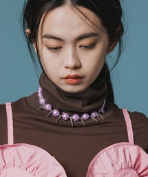 NON TOKYO（ノントーキョー）の「PEARL & STUDS NECKLACE（ネックレス）」