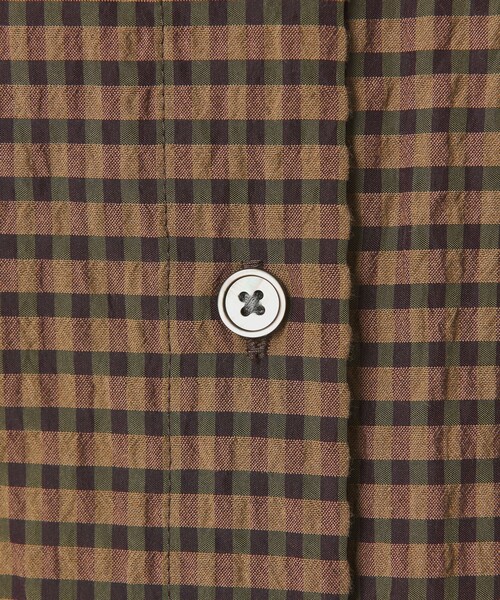 BEAUTY&YOUTH UNITED ARROWS（ビューティーアンドユースユナイテッドアローズ）の「チェック ドローストリング シャツ ウォッシャブル（シャツ/ブラウス・レディース・ライトグレー/ネイビー/モカ・FREE）」の11枚目の写真
