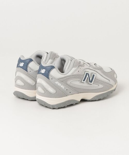 NEW BALANCE（ニューバランス）の「204L Bungee Lace（スニーカー・キッズ・グレー系その他・17.0cm/17.5cm/18.0cm/18.5cm/19.0cm/19.5cm/20.0cm/20.5cm/21.0cm/21.5cm）」の4枚目の写真