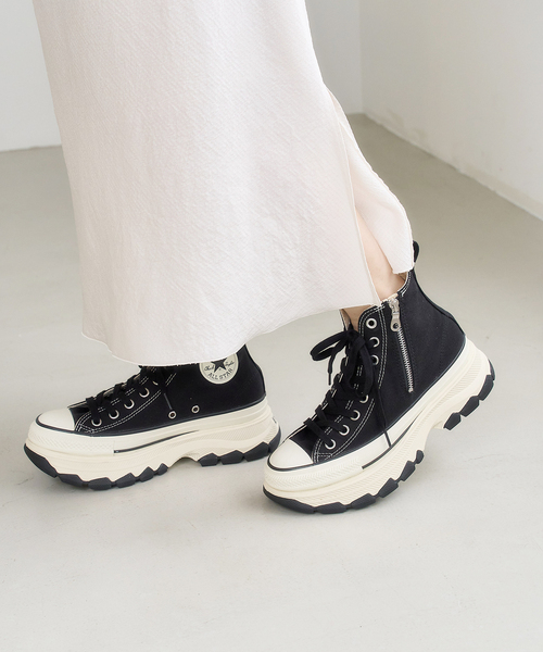 CONVERSE(コンバース)の「CONVERSE/コンバース オールスター トレックウエーブ Z HI(スニーカー・レディース・ブラック・23cm/23.5cm/24cm/24.5cm/25cm)」の4枚目の写真