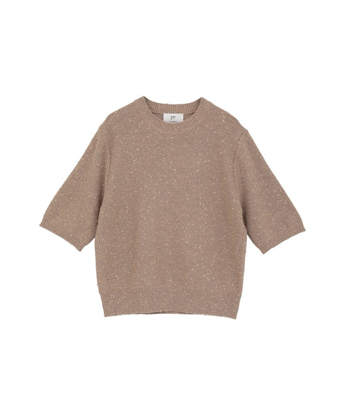 1er Arrondissement(プルミエアロンディスモン)の「ラメノットコットンハーフスリーブニット(ニット/セーター・レディース・ベージュ系その他/イエロー系その他5・FREE)」の20枚目の写真