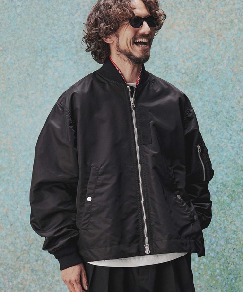 THEOREM(セオレム)の「mj11516- Mordern MA-1 Flight Jacket ボンバージャケット(TRM26-T049S)(MA-1・メンズ・カーキ/ブラック・XL/L/M)」の2枚目の写真
