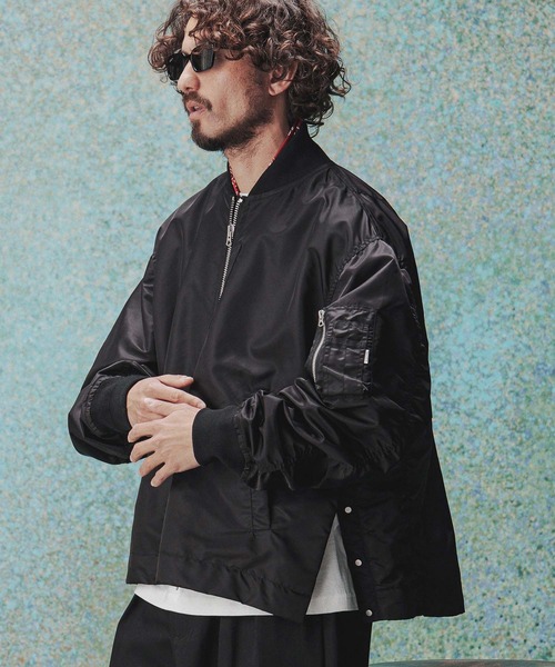 THEOREM(セオレム)の「mj11516- Mordern MA-1 Flight Jacket ボンバージャケット(TRM26-T049S)(MA-1・メンズ・カーキ/ブラック・XL/L/M)」の10枚目の写真