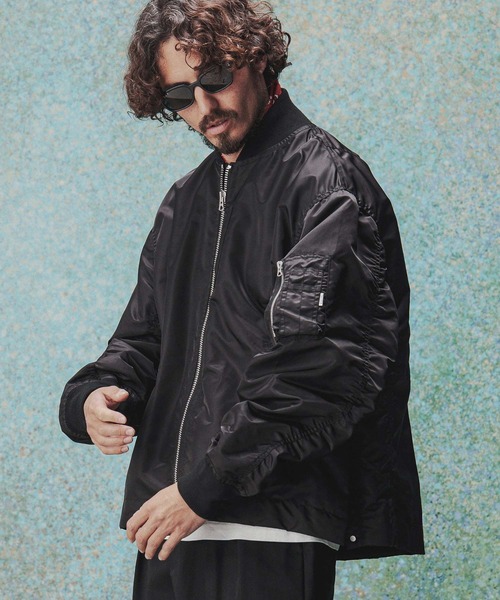 THEOREM(セオレム)の「mj11516- Mordern MA-1 Flight Jacket ボンバージャケット(TRM26-T049S)(MA-1・メンズ・カーキ/ブラック・XL/L/M)」の11枚目の写真