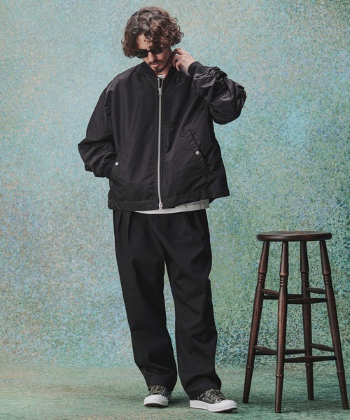 THEOREM(セオレム)の「mj11516- Mordern MA-1 Flight Jacket ボンバージャケット(TRM26-T049S)(MA-1・メンズ・カーキ/ブラック・XL/L/M)」の12枚目の写真