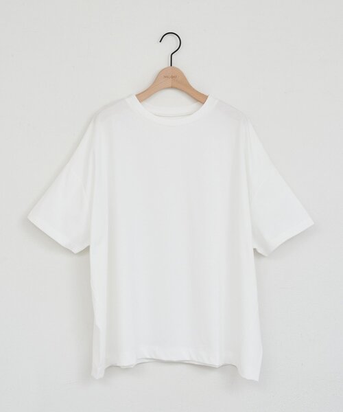 DISCOAT(ディスコート)の「【WEB限定】ドルマンビッグ半袖Tシャツ(Tシャツ/カットソー・レディース・イエロー/ブラック/ホワイト・MEDIUM)」の9枚目の写真