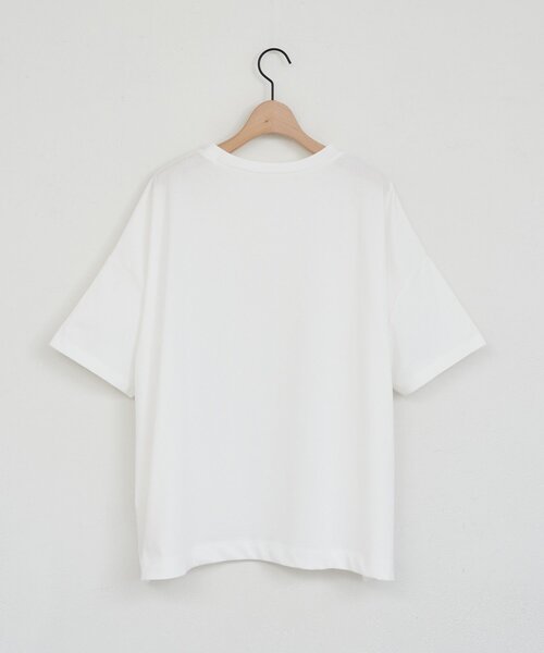 DISCOAT(ディスコート)の「【WEB限定】ドルマンビッグ半袖Tシャツ(Tシャツ/カットソー・レディース・イエロー/ブラック/ホワイト・MEDIUM)」の4枚目の写真