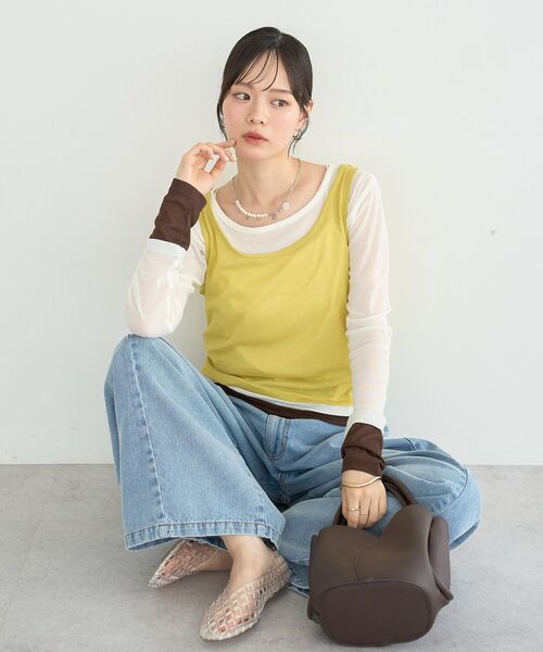 earth music&ecology(アースミュージックアンドエコロジー)の「パールMIXチャームネックレス(ネックレス・レディース・シルバー/ゴールド・FREE)」の8枚目の写真