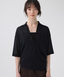 スキッパーポロニット